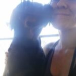 Nikki giving kisses.