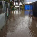 Water damage at CARL.