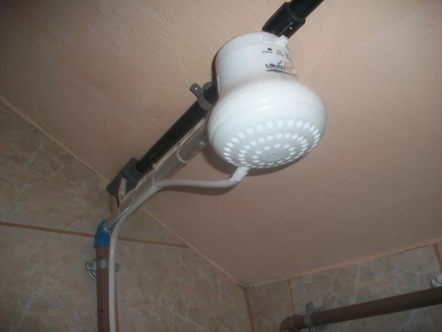 this is a shower water heater